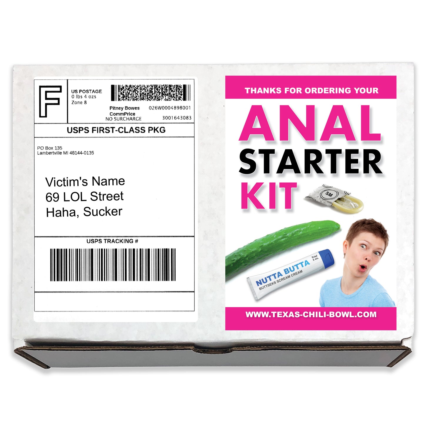 Anal Starter Kit Prank Mail