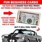 Fake Money Bad Parking Prank Cards 50 Pack