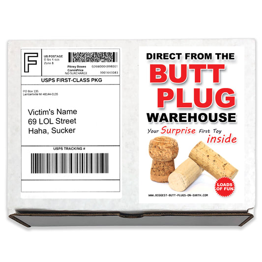 Butt Plug Warehouse Joke Prank