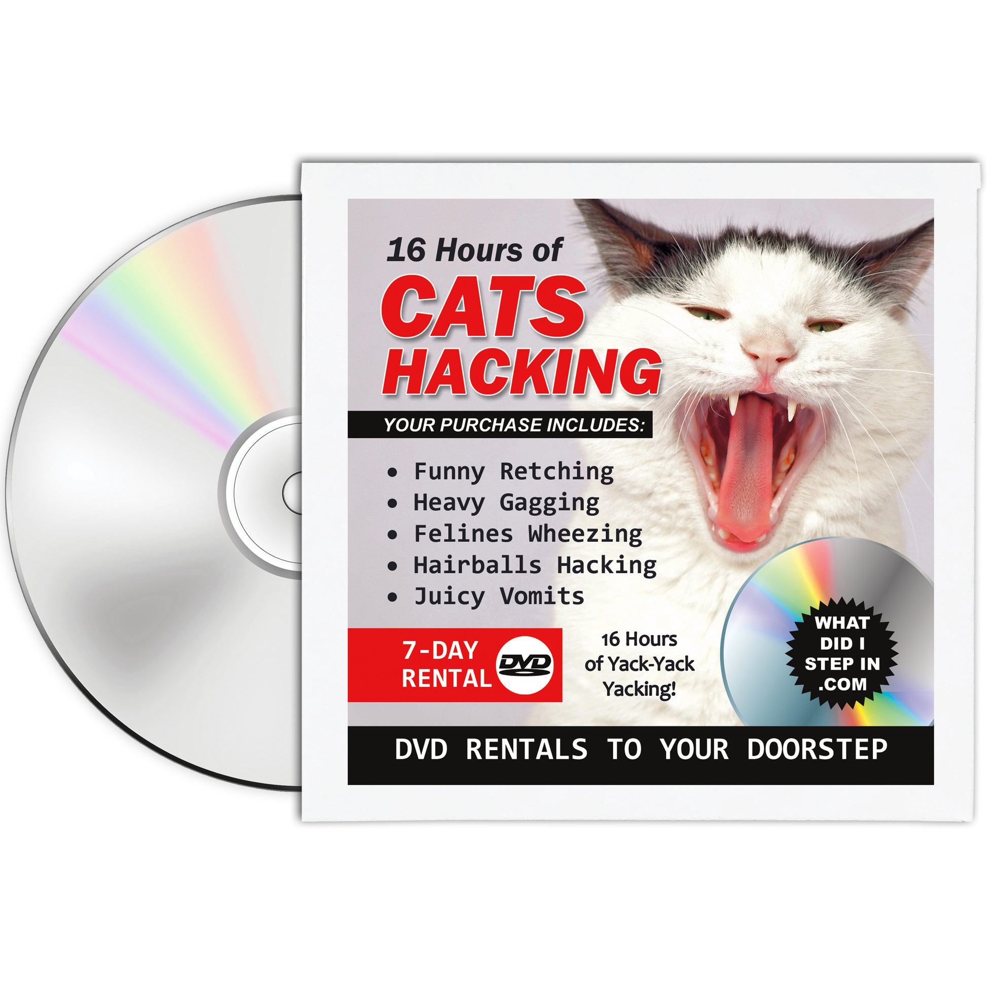 Cats Hacking Funny Fake DVD Gag