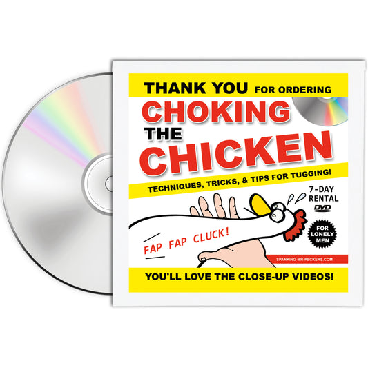 Choking the Chicken Funny Fake DVD