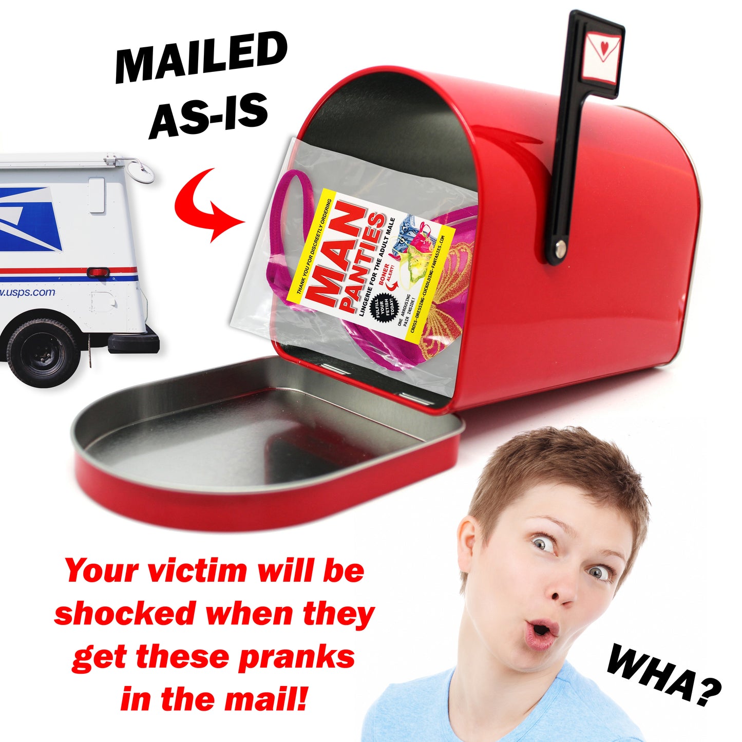 Man Panties Prank Mail