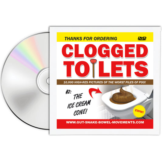 Clogged Toilets Embarrassing Fake Product DVD Gag