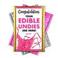Edible Undies Prank Mail Gag