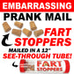Fart Stoppers embarrassing clear prank tube