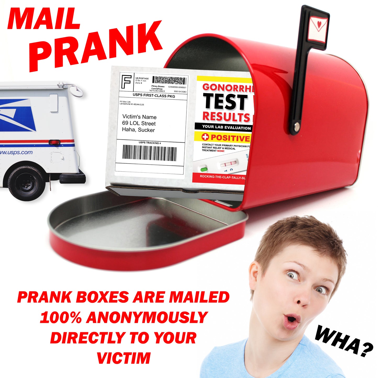 Gonorrhea Test Results Prank Mail