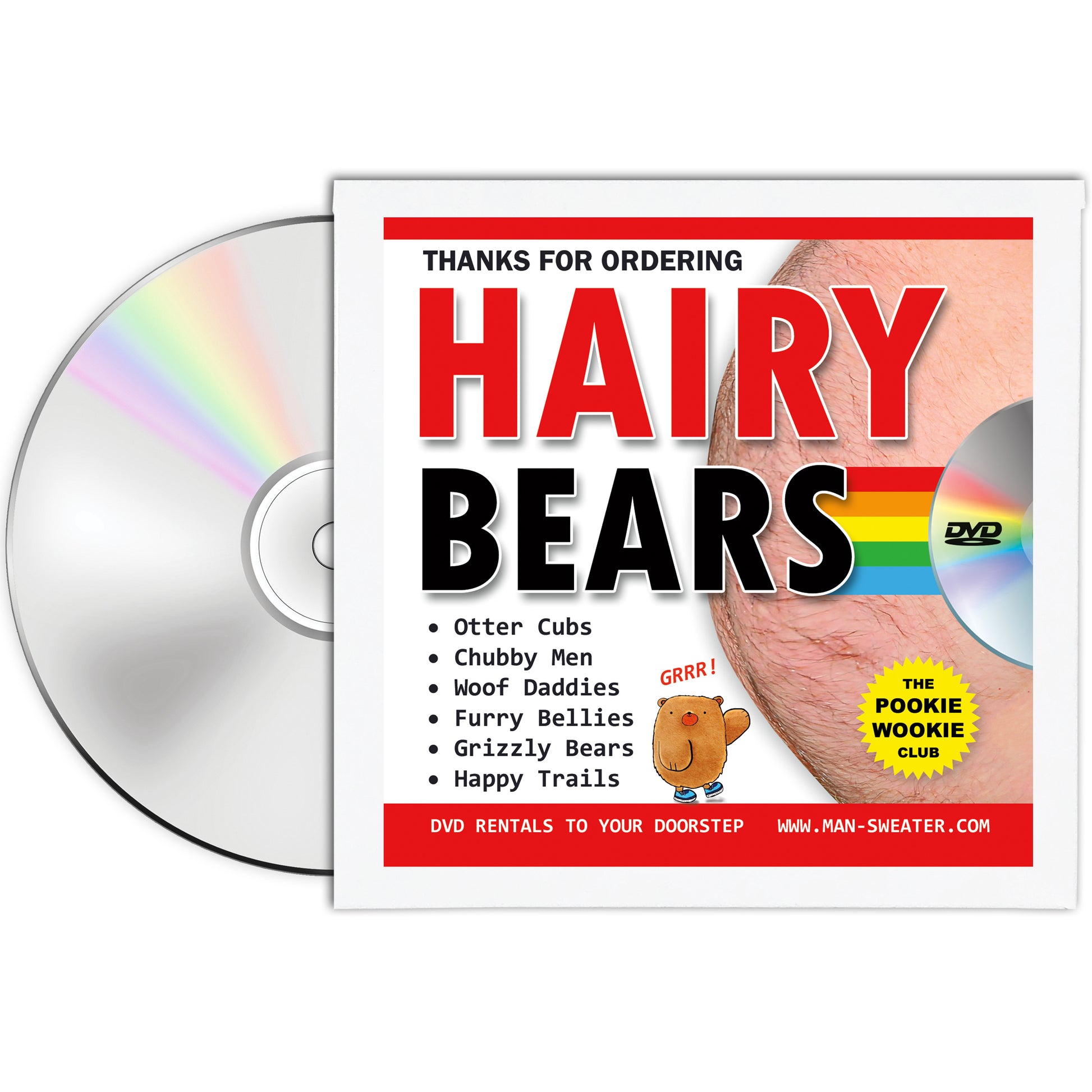 Hairy Bears Gay Prank DVD Mail Gag