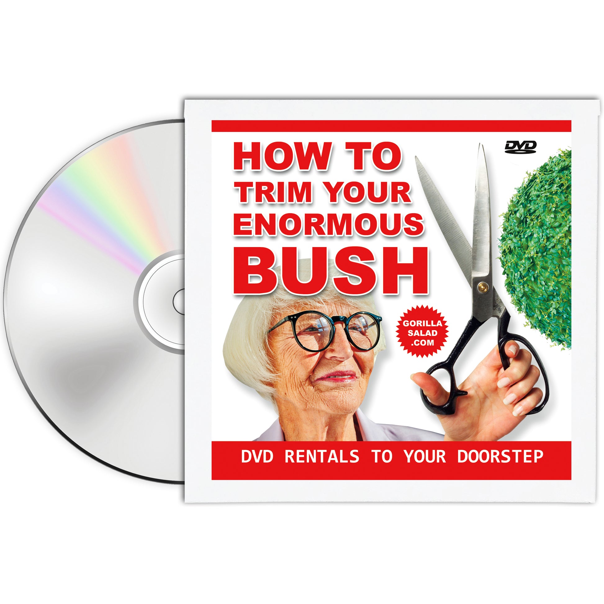 How To Trim Your Enormous Bush Fake DVD Prank Mail