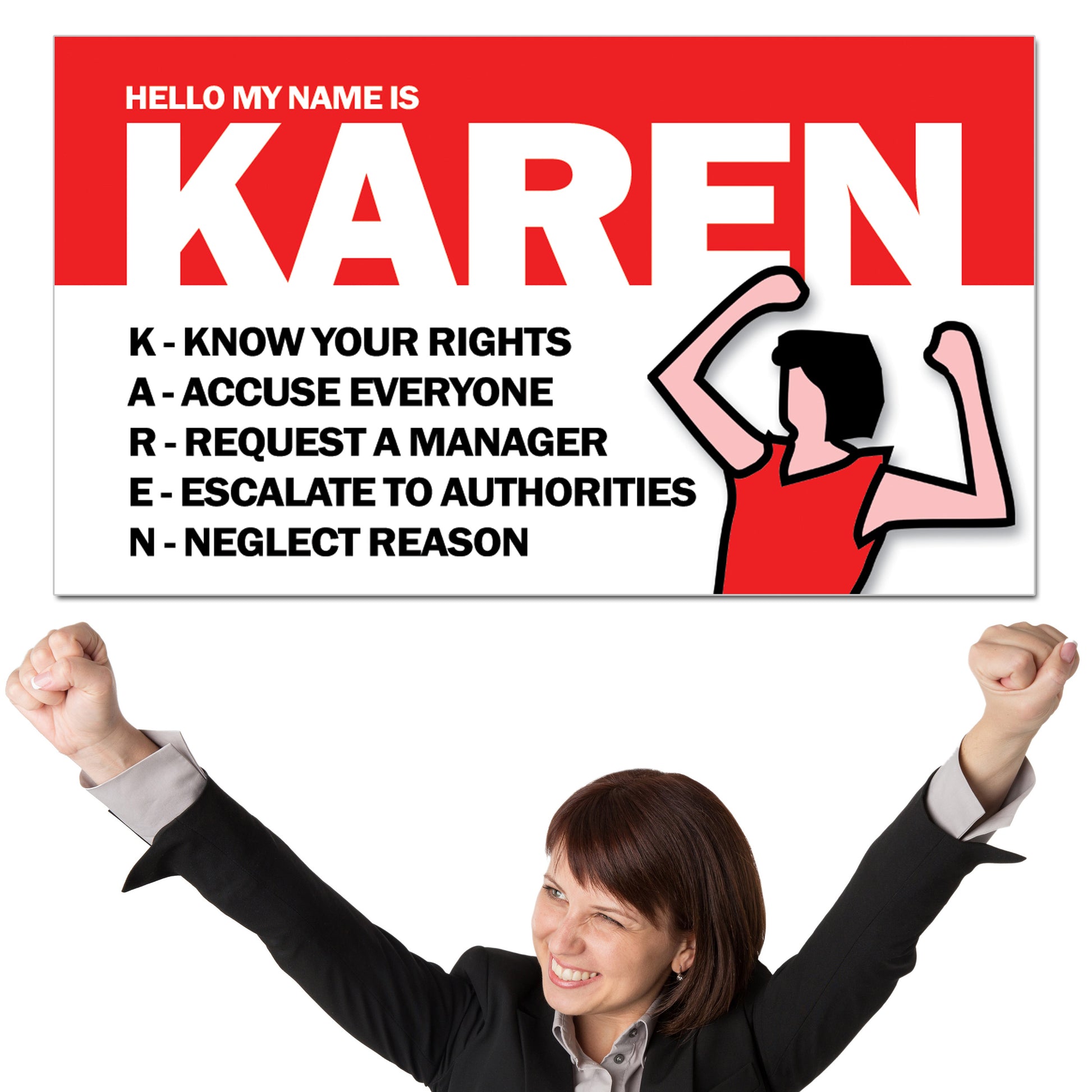 Hello My Name is Karen Cards