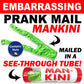 Mankini embarrassing clear prank tube