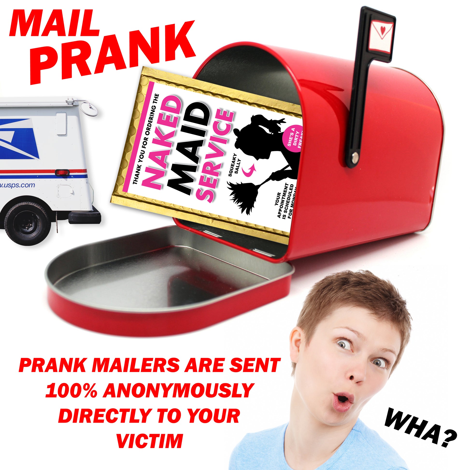 Naked Maid Service Prank Mail Gag