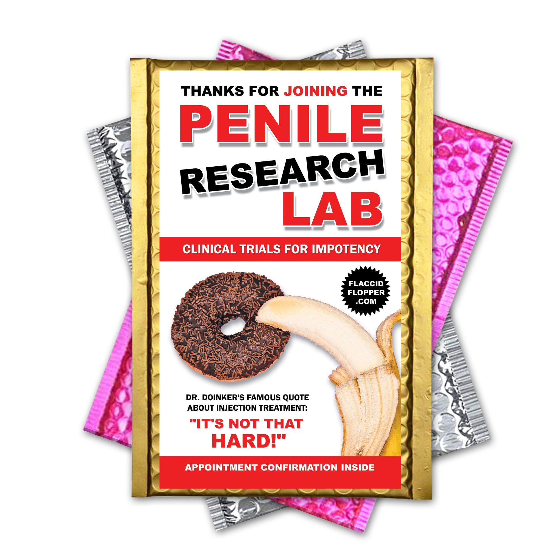 Penile Research Labs Gag Gift Mailer