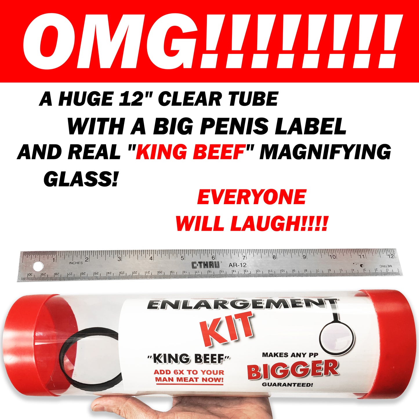 Penis Enlargement Kit Prank Tube Mail