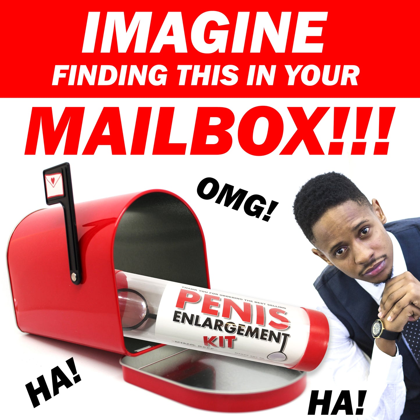 Penis Enlargement Kit Prank Tube Mail