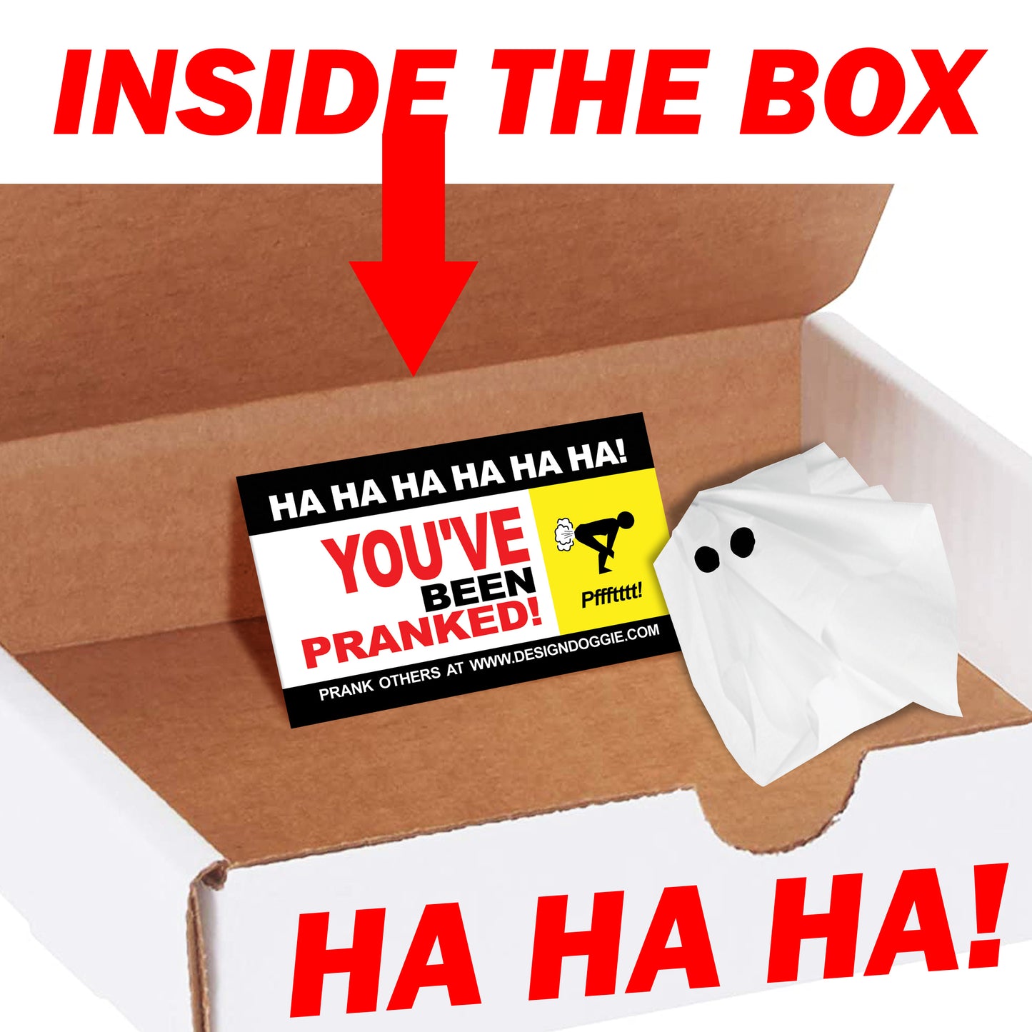 Pet Ghost Halloween Prank Mail