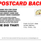 Democratic Party Funny Prank Postcard