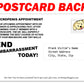 Micropenis Funny Prank Postcard