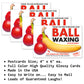 4 Pack Prank Ball Waxing Postcards sent to YOU so you can Play some Gags on your Friends yourself!