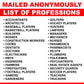Profession, Trade, Hobby, Sports Prank, 36 to Choose from, Prank Mail