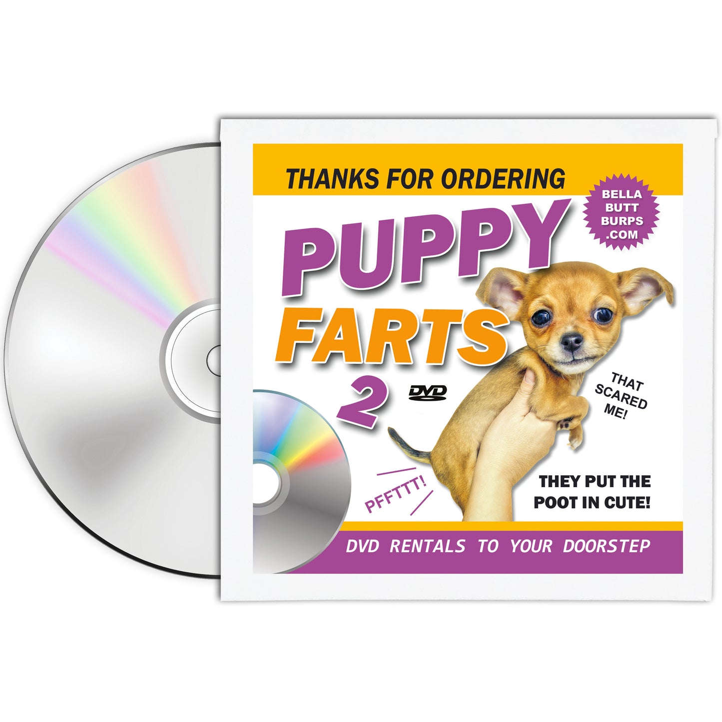Puppy Farts 2 Prank DVD Gag