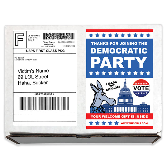 Democrat Republican Prank Box