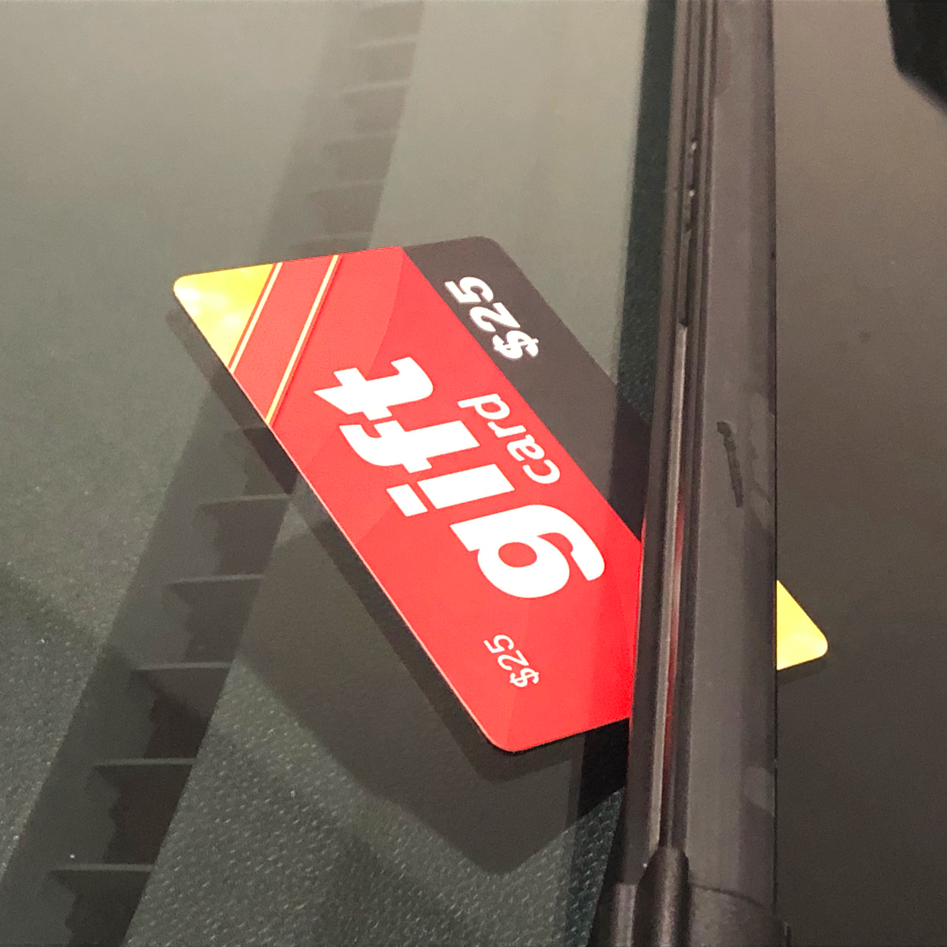 Asshole Bad Parking Prank Cards on Windshield