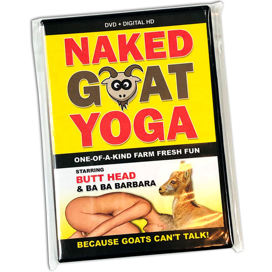 Naked Goat Yoga Fake DVD mail prank